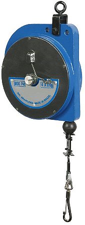 Balancim de Sustentação Retrátil Manual de Mola P5 de 2kg a 5kg com 2 metros de Cabo