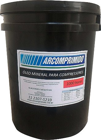 Óleo Mineral VG 150 Compressor de Pistão 20 l Similar