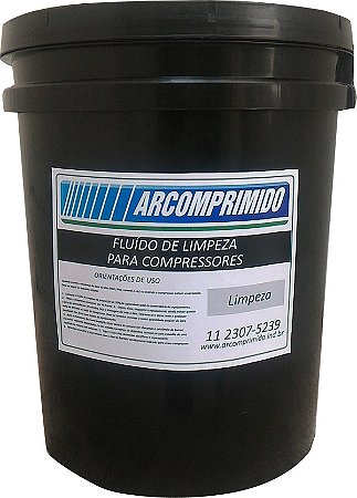 Fluído De Limpeza Para Compressor De Ar Comprimido 20l