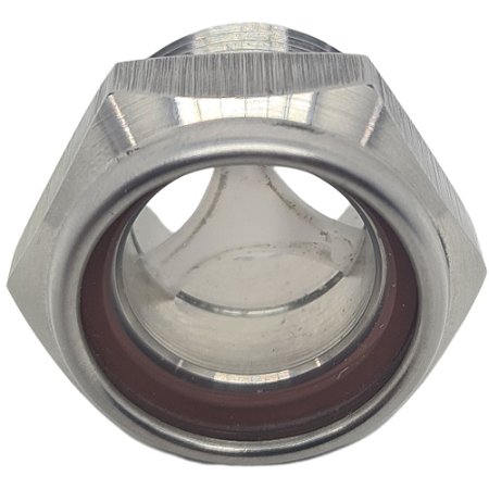 Visor De Nível De Óleo 3/4 Compressores Parafuso Inox