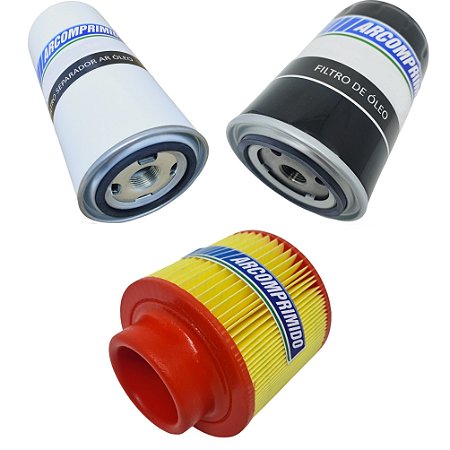 Kit De Filtros Para O Compressor Compair L11 Similar