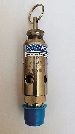 Válvula De Segurança 1/2 Bsp Aço Inox 304 Aferida 4kgf/cm²