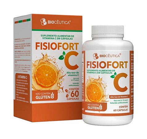 Vitamina C Fisiofort BioCêut - 60 Cápsulas