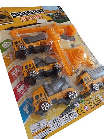 Caminhão Roda Livre 07 Pçs Acessórios