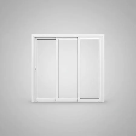 Porta Sacada Branca Linha Suprema Vidro 6mm