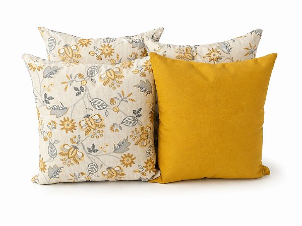 Kit 4 Capas de Almofada Aconchego Chic