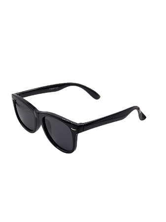 Óculos de sol infantil flexível polarizado 0024 Preto