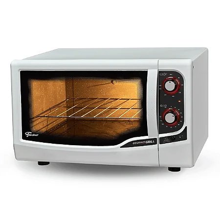 Forno Elétrico Fischer Gourmet Grill 44L Inox Bancada 127V