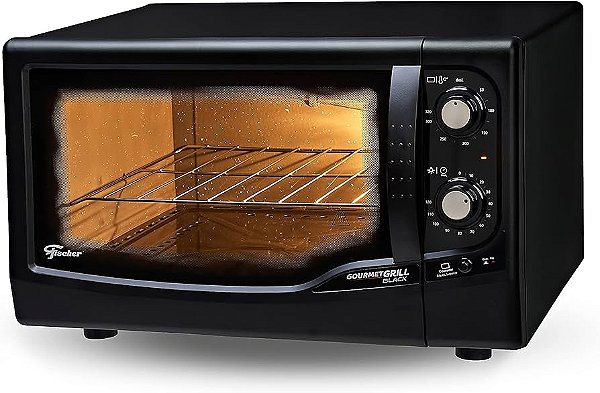 Forno Elétrico Fischer Gourmet Grill 44L Preto Bancada 127V