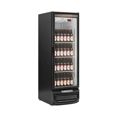 Cervejeira 570 Litros GCB-57V PR Preta Porta de Vidro Gelopar