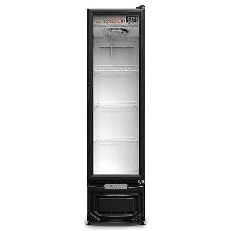 Cervejeira 230 Litros GCB-23EV PR Preta Porta de Vidro Gelopar