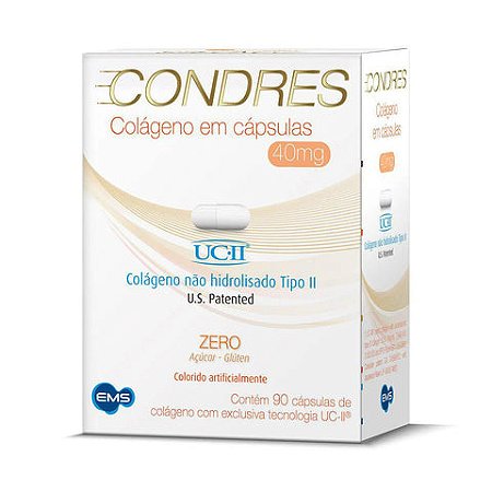 Condres Colágeno 40mg, 90 Unidades, Cápsula EMS 40mg Cápsula 90 Unidades