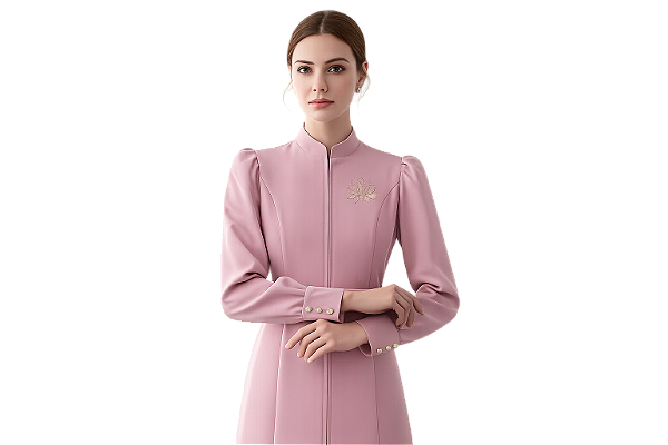 Jaleco Feminino Flor de Lótus Rosa