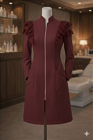 JALECO FEMININO IVY (COM RENDA)