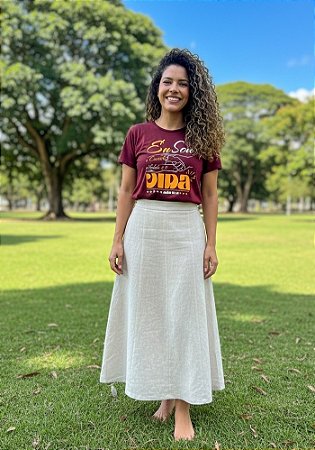 Camiseta Baby Look Feminina -Eu Sou o Caminho