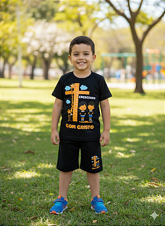 Conjunto Infantil - Crescendo com Cristo