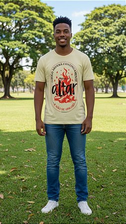 Camiseta Masculina Tradicional- Sobre o Altar