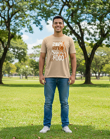 Camiseta Masculina Tradicional- Mateus 3:11