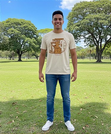 Camiseta Masculina Tradicional- Vem Senhor Jesus