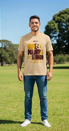 Camiseta Masculina Tradicional- A Palavra do Senhor