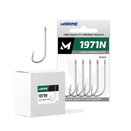 Anzol Cartela Marine 1971N Nickel N° 01