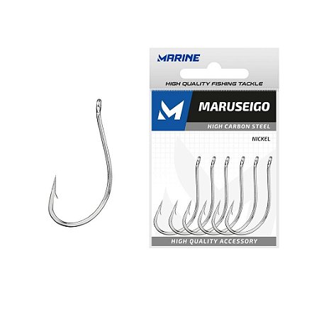 Anzol Cartela Marine Maruseigo Nickel N° 12
