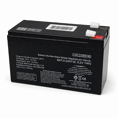 Bateria 12v 7a Selada Weg Para Nobreak Alarme