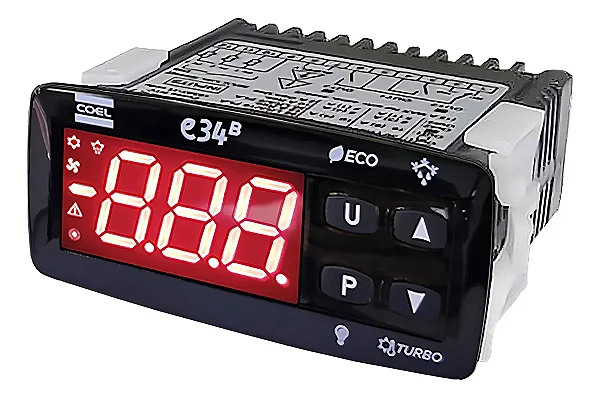 Controlador de Temperatura Coel E34bhrrbfeia-p Eco Turbo Para Refrigeração