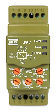 RELE DIGITAL BPVWB-P ALIM. 24...240VCA/VCC BAIXA -20/60/100V COEL
