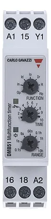 Relé Temporizador DMB51CM24 0,1s-100h 24V