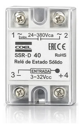 RELE 40A SSR C/COVER PLAST (SSR-D 40)COEL