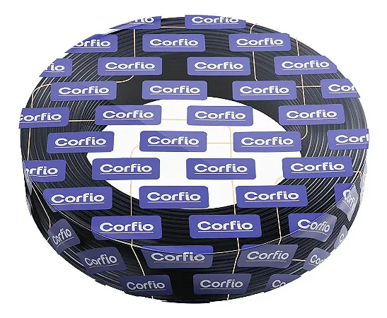 CABO FLEXÍVEL 750V 1,0mm² - PRETO CORFIO 200m