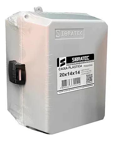 Caixa Plástica Multiuso 20x14x14 com Fecho-Sibratec