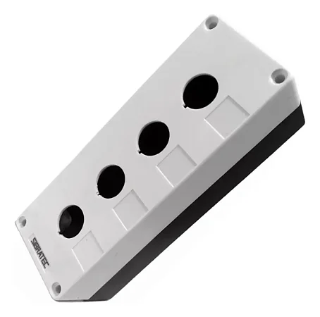 Caixa Plástica BX1 4 Furos Sibratec