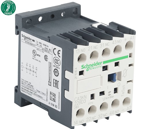 CONTATOR AUXILIAR TESYS K 2NA+2NF 24VCC C/SUPRESSOR
