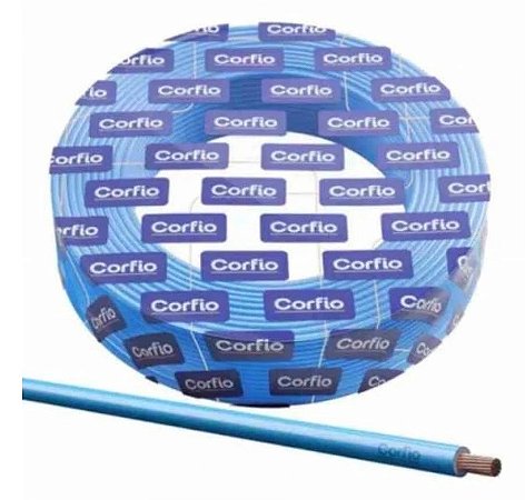 CABO FLEXÍVEL 750V 0,50mm² - AZUL CORFIO- 200 MTS