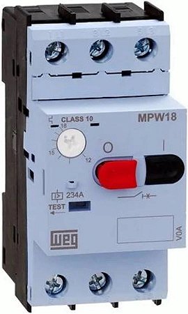 DISJUNTOR-MOTOR AZ MPW18-3-U001 AZUL 0,63-1 A