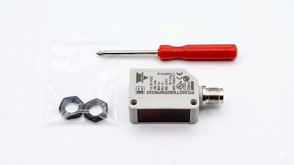SENSOR COM SUPRESSÃO DE FUNDO IO-LINK 200MM CONECTOR M8 E SAÍDA CONFIGURAVEL