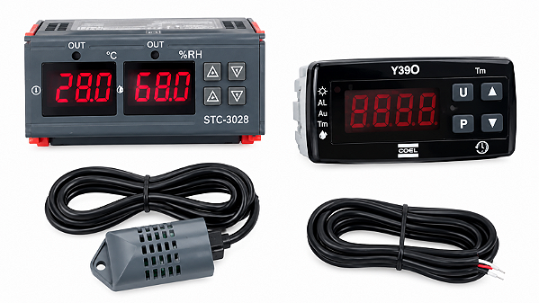 Kit Controlador de Temperatura Y39O COEL + Control.de Umidade