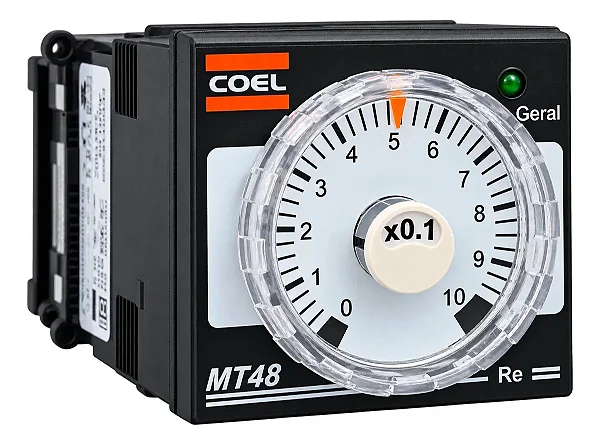 Relé De Tempo Coel 48x48mm 24vca/vcc Multifuncional Spdt