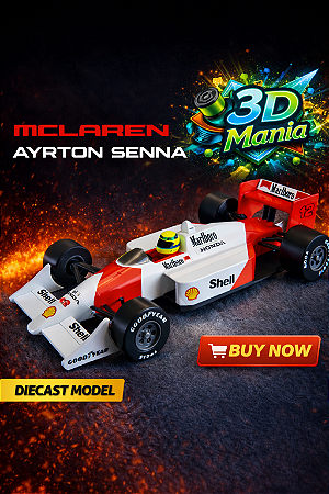 Miniatura McLaren F1 1988 Ayrton Senna 1:14