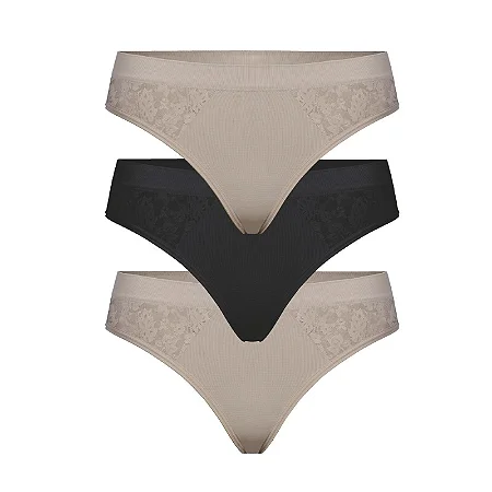 Calcinha sem Costura Selene Kit 3 Peças