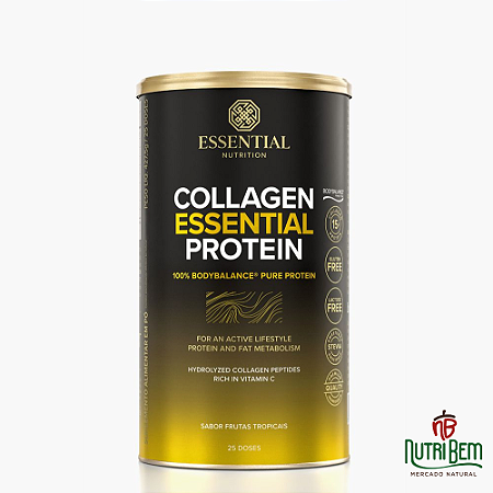 Collagen Essential Protein Frutas Tropicais - Essential Nutrition 427,5g