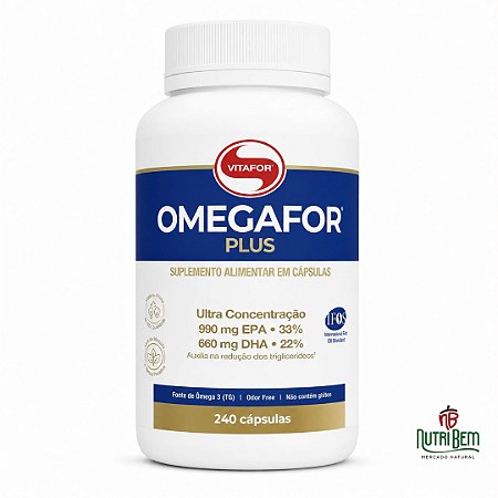 Omegafor Plus Vitafor 240 Cápsulas