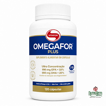 Omegafor Plus Vitafor 120 Cápsulas