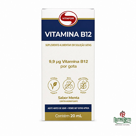 Vitamina B12 Vitafor Gotas 20 mL