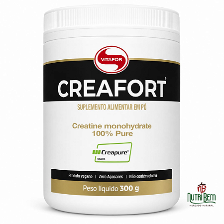 Creafort® Creatina Monohidratada 100% Pure Creapure® 300 g – Vitafor