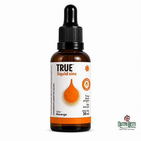 True Liquid Zinc Sabor Morango 30ml – True Source