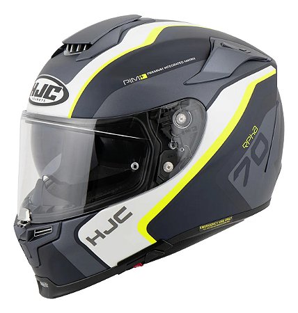 Capacete Hjc Rpha 70 Kroon Preto Branco E Verde 58