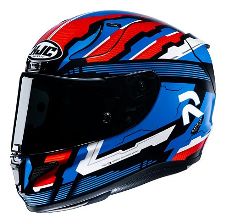 Capacete Hjc Rpha 11 Stobon Azul Vermelho E Branco 56